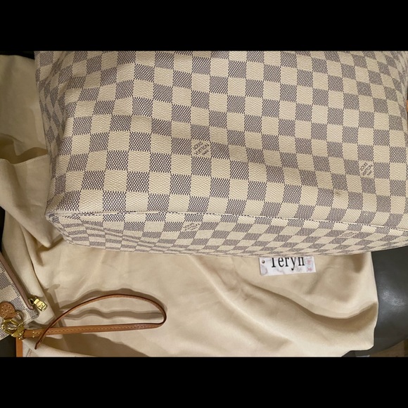 ❌SOLD❌Louis Vuitton Neverfull GM azur with pouch - Picture 3 of 16